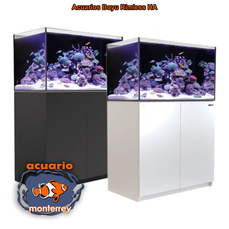 Acuario Boyu marino equipado HA-900B blanco (sin luminaria)c/sump y espumador DB-150