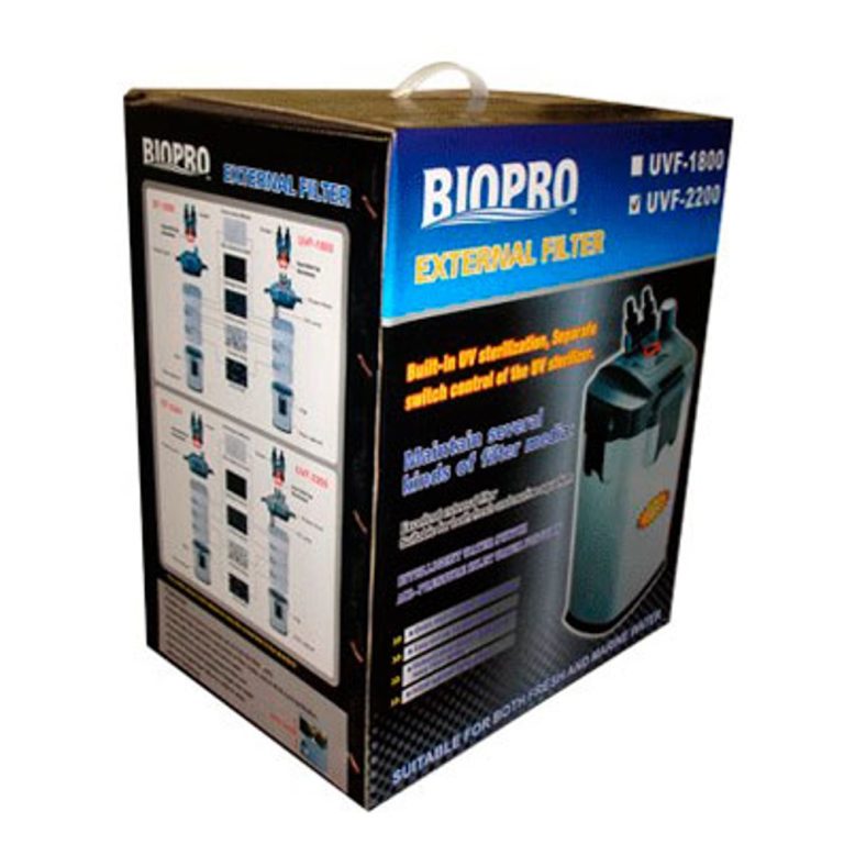 Filtro canasta uv 1800 l/h 35 w
